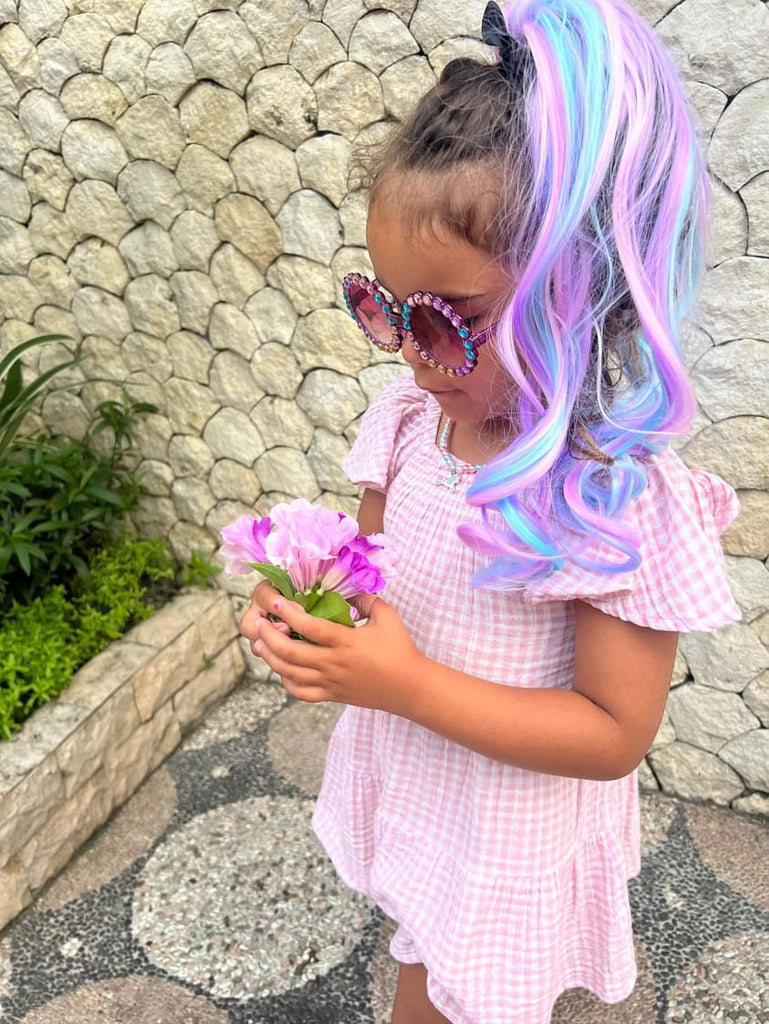 Mermaid Curled Ponytail