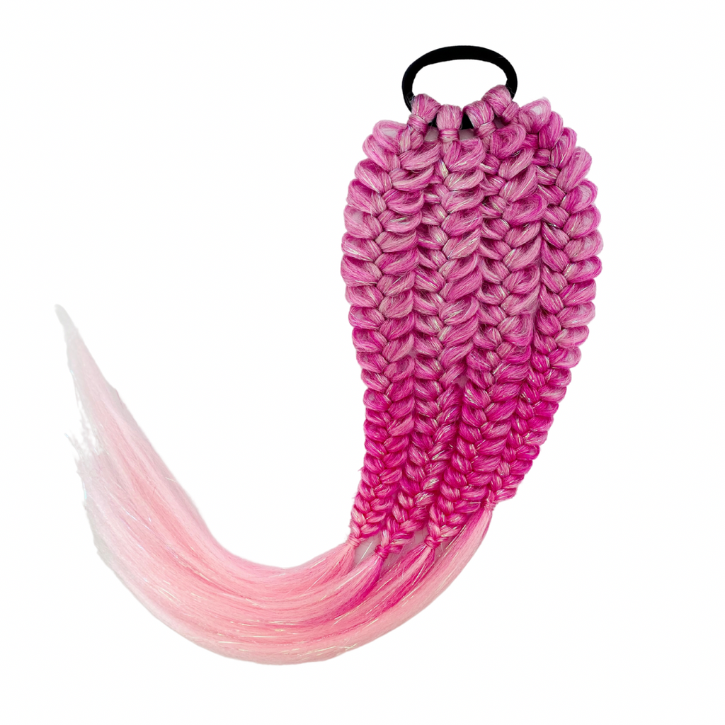 Cerise Mermaid Tail Braid