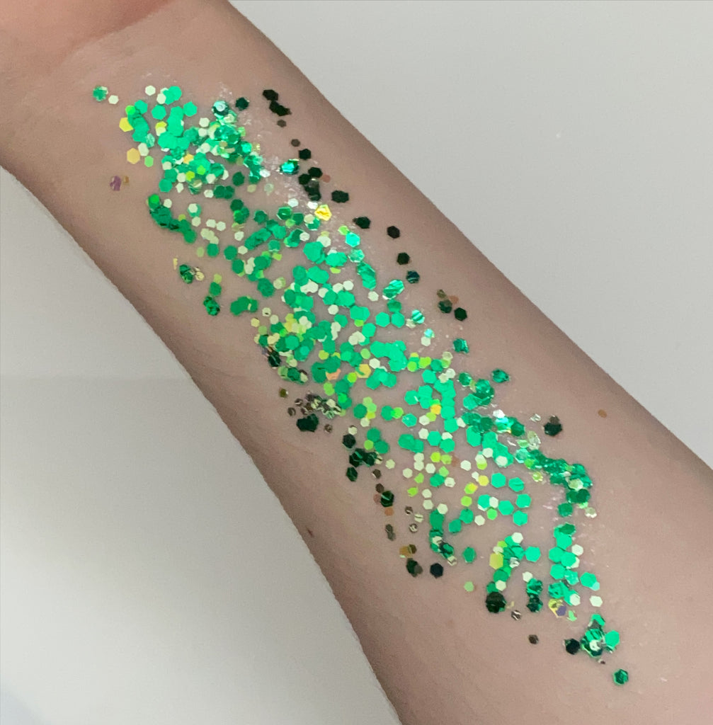 use of Absinthe Pixie Paint (gel) on arm