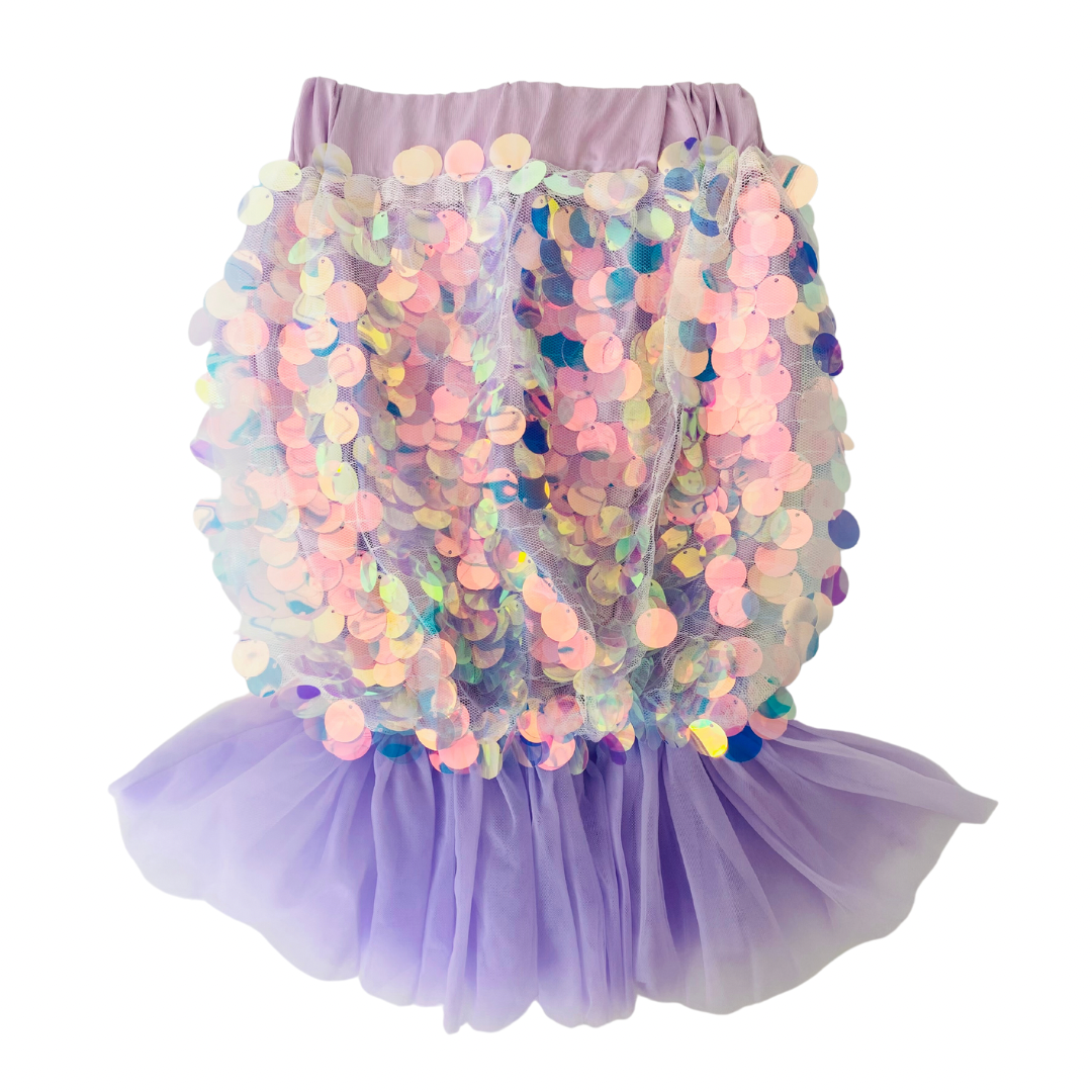 Sequin Mermaid Skirts (Lilac, Blush Powder Blue) – The Hairy Fairy