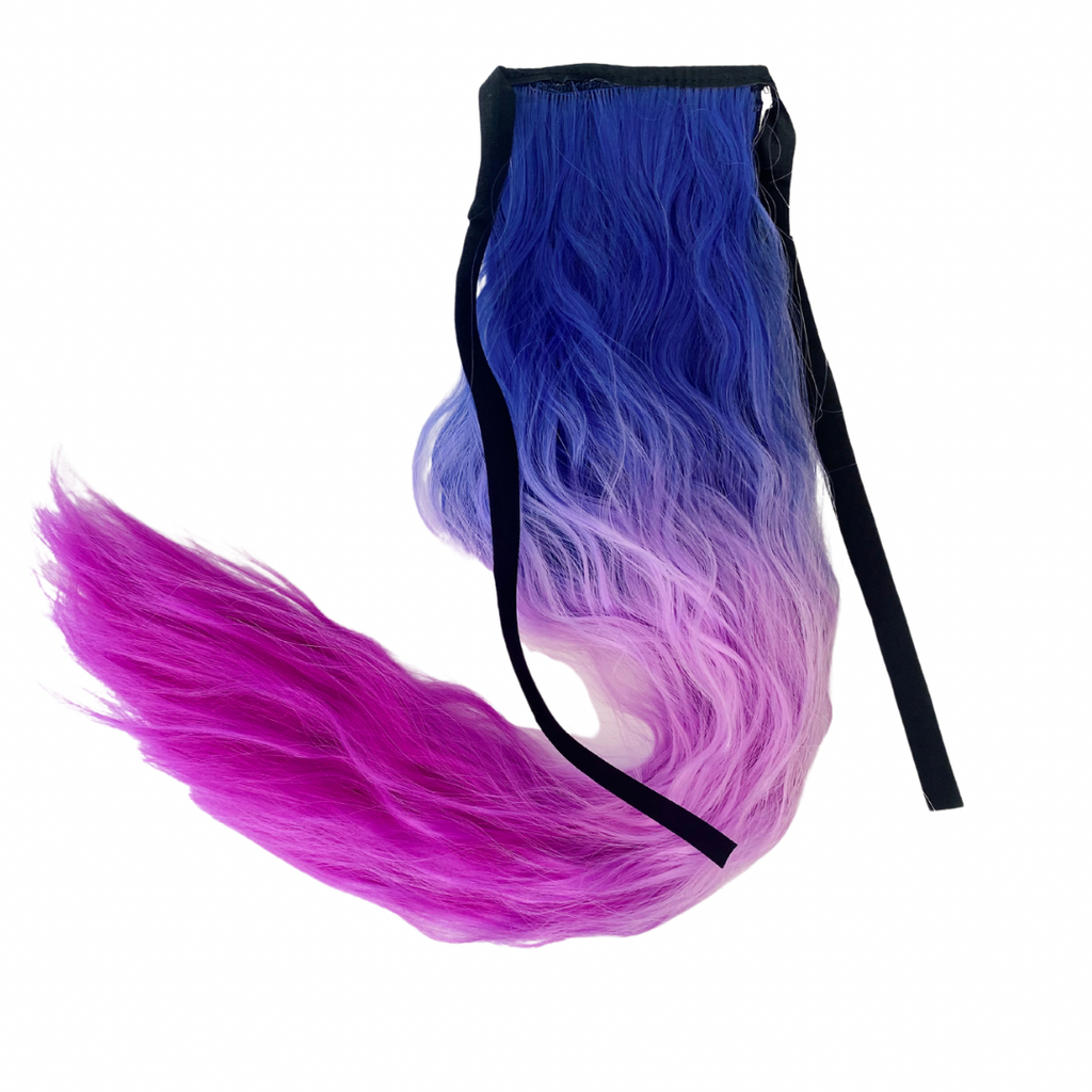 Purple Rain Wavy Mermaid Ponytail