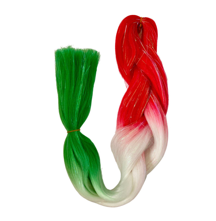 Christmas Cracker Braiding Hair
