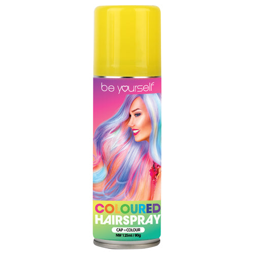Coloured Hairspray - Yellow 